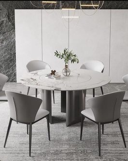 6 SEATERS ROUND DINING TABLE SET