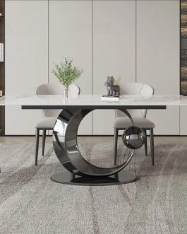 MOON LUXURY 6 SEATERS DINING SET