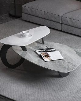 ITALIAN LIGHT GRAY CENTER TABLE